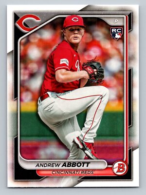 Andrew Abbott Cincinnati Reds 2024 Bowman #70 Card