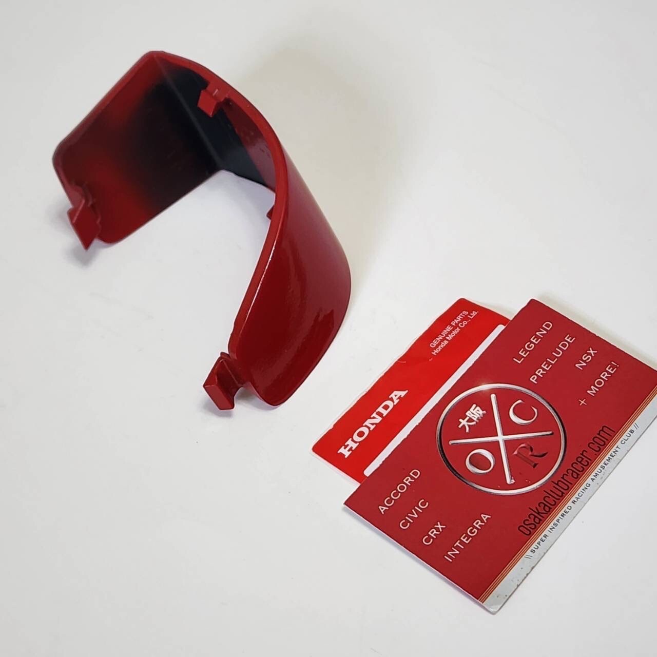 Genuine OEM 02-05 Acura NSX Front Bumper Tow Hook Cover Cap New Formula Red R510
