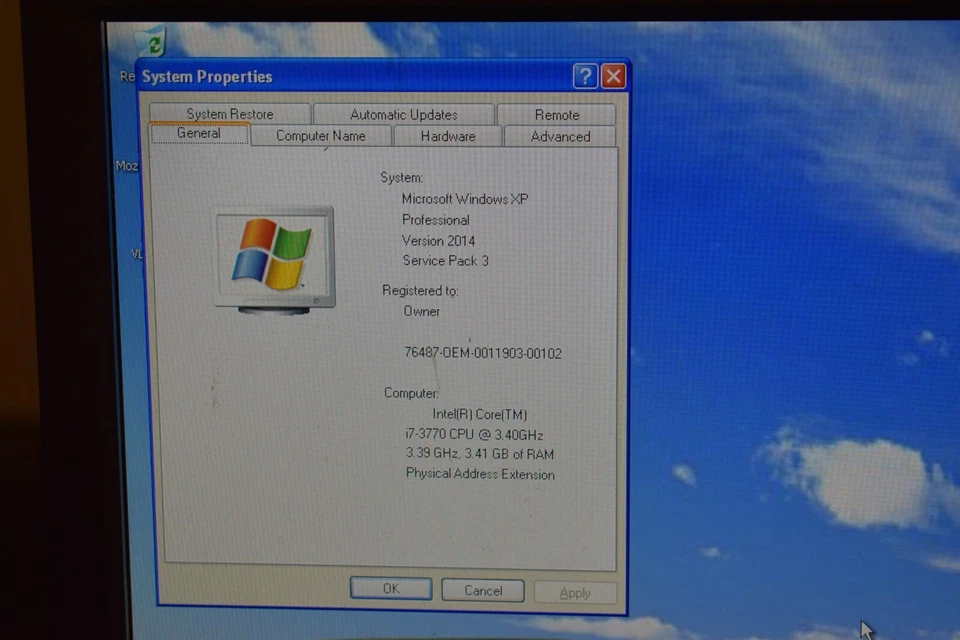 Dell Optiplex 7010 Quad Core i7-3770 3.4GHz 4GB RAM 1TB HDD Windows XP Pro - Image 3 of 4