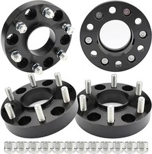 6x5.5 Hub Centric Wheel Spacers 1.25 Inch 14x1.5 For Jeep Wagoneer New Ram 1500