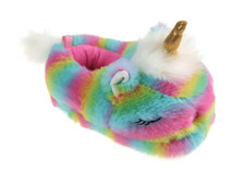 Wonder Nation Toddler Girls Critter Unicorn Slippers Size: 5/6