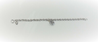 Juicy Couture Silver Plated Faceted Heart with Banner Wish Juicy Couture Silver Plated Faceted Heart with Banner Wish