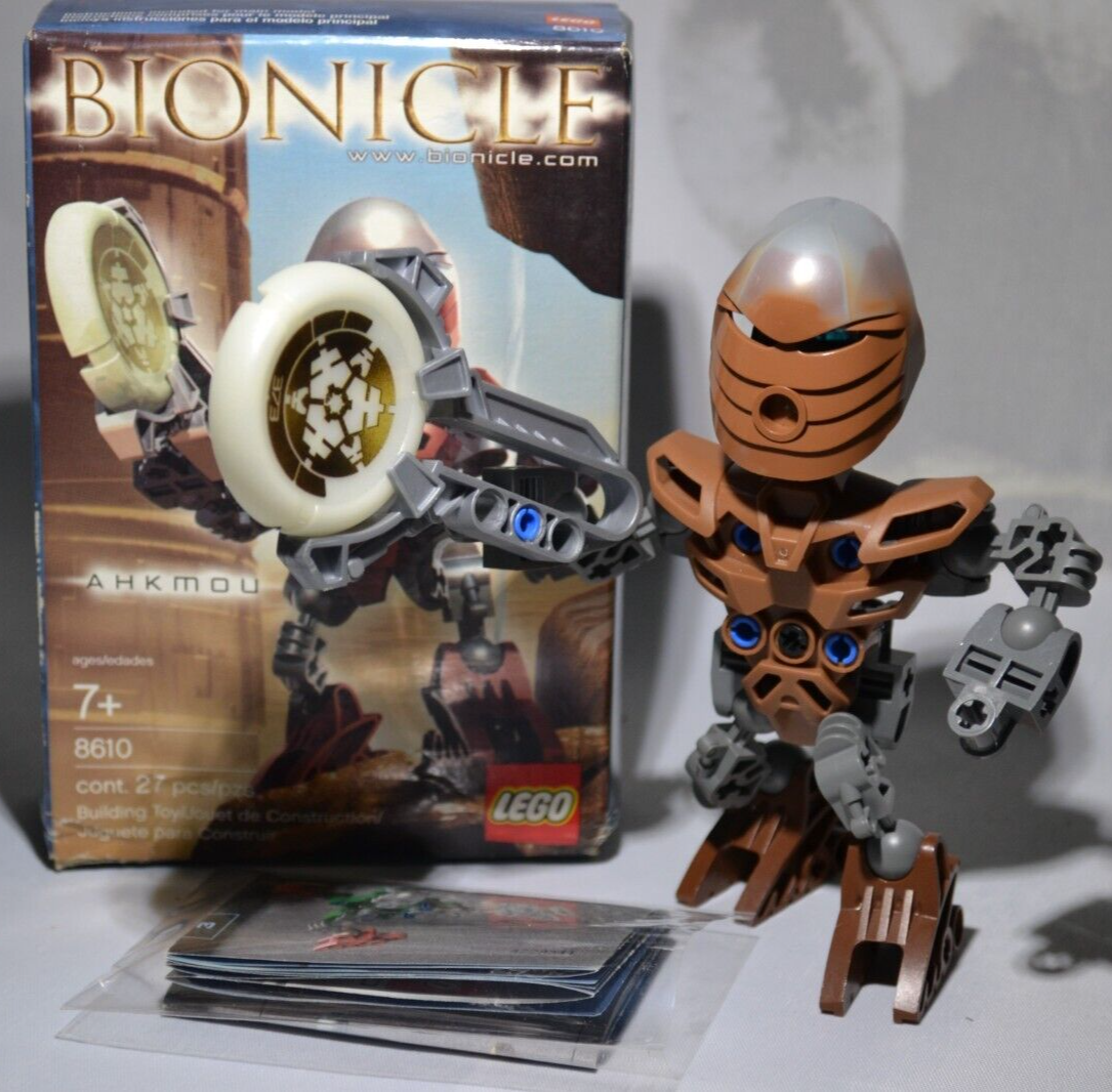 Lego Bionicle 8610 METRU NUI AHKMOU Complete w/ ''BOX'' Instructions  Rare!!!