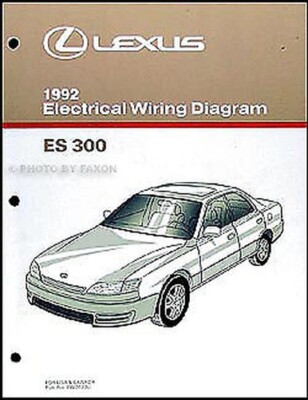 1992 Lexus Es 300 Elektrisch Wiring Manuell Neu Original ES300 OEM Shop