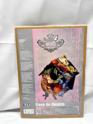 MIHO Unexpected Things Birds House Casetta -Coup de Theatre -Wall Art*New Sealed