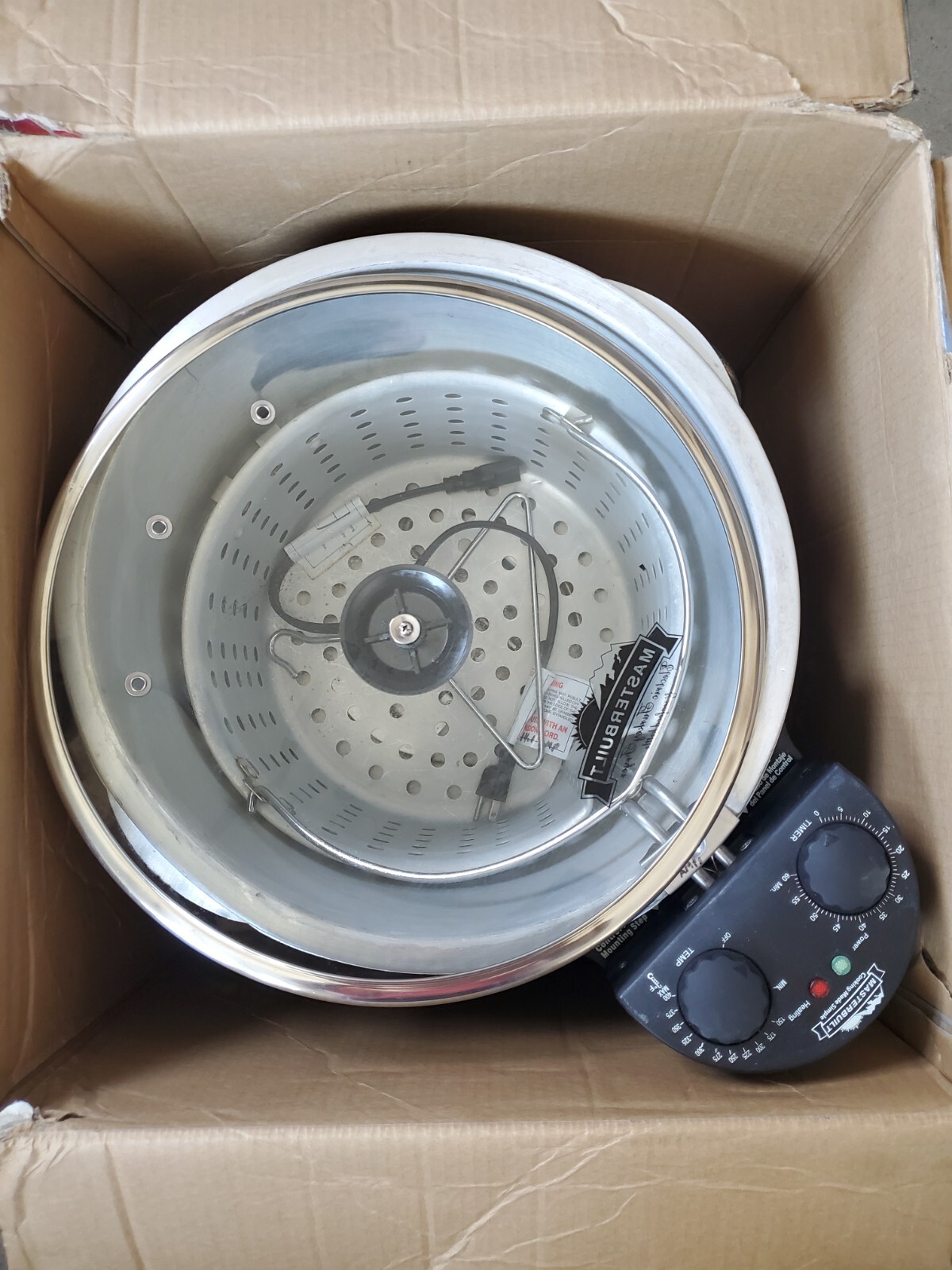 Masterbuilt Turk N Surf Deluxe28 Qt Electric Cooker Turkey Fryer Boiler