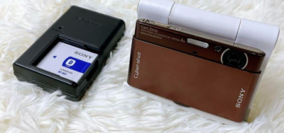 Sony Cyber-shot DSC-T77 コンパクトデジカメ ブラウン Sony Cyber-Shot DSC-T77 Brown Compact Digital Camera Free