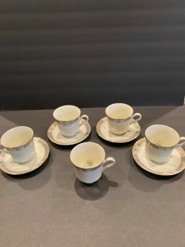 MIKASA TROPEZ L5504 JAPAN GRANDE IVORY Footed Cups & 5 7/8