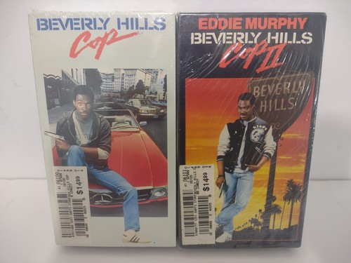 Vtg Beverly Hills Cop I & II VHS Eddie Murphy NEW/SEALED B9 - Picture 2 of 9