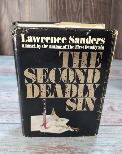 The First Deadly Sin by Lawrence Sanders 1st/1st 1973 HC/DJ Vintage Book B86 - Picture 2 of 22