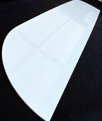 FREIGHTLINER CASCADIA WINDOW VISOR 7 INCH  WHITE FINISH