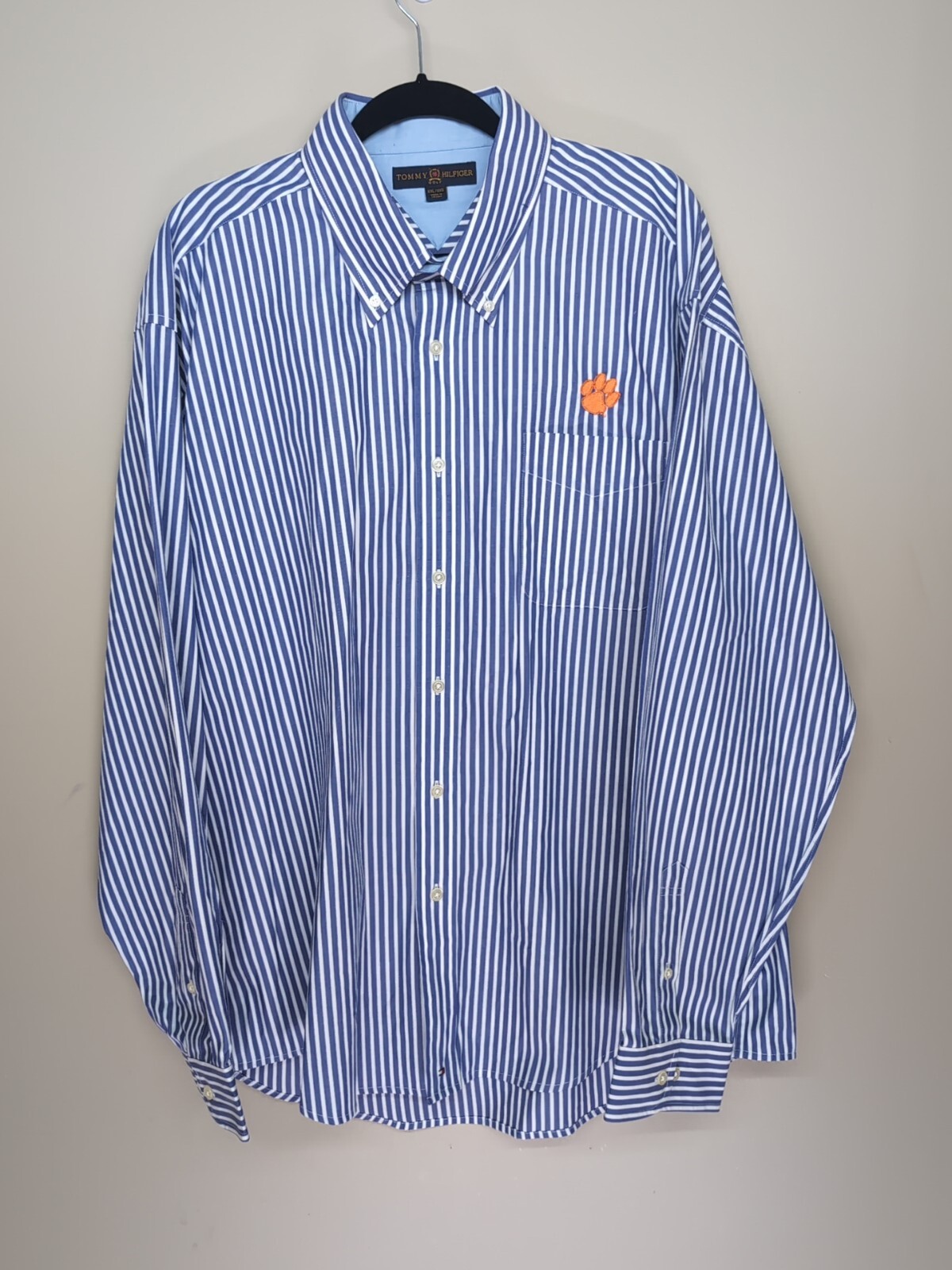 Men's Clemson Tommy Hilfiger Long Sleeve Button Up XXL