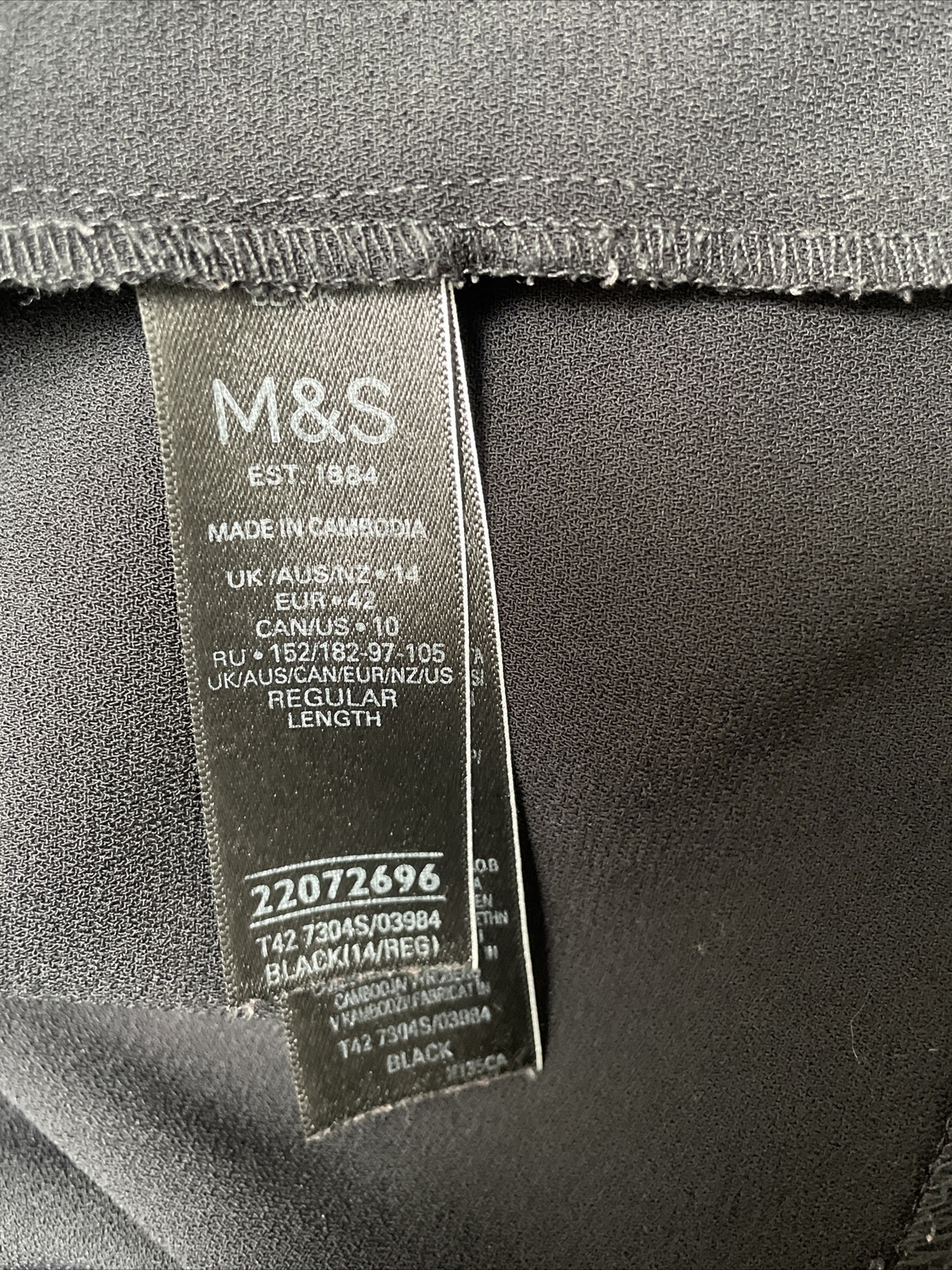 M&S Collection Black Dress Size 14 eBay