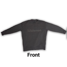 LuluLemon Gently Used Black Pullover Sweatshirt - Size 12, Stylish Comfortable