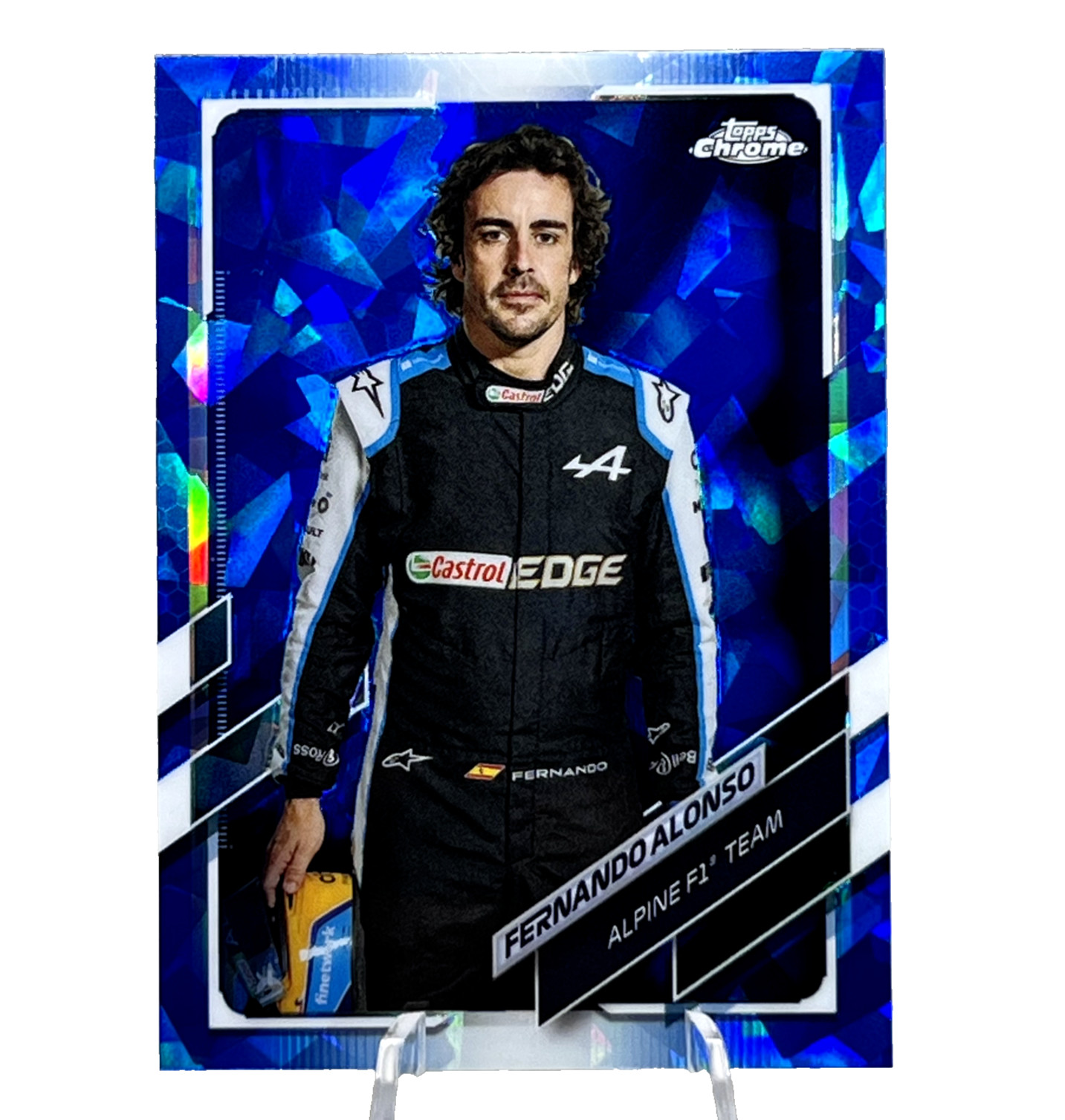 2021 Topps Chrome Formula 1 F1 Sapphire Fernando Alonso #9