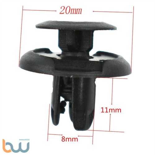 100Pcs Push Type Clip Fender Liner Retainer Fastener Clips 91512SXO003 For Honda - 第 1/5 張圖片