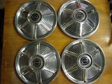 Full Set Ford Mustang 14 Hubcaps - Driver Grade Oem 1965