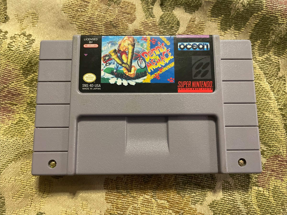Dennis the Menace (Super Nintendo SNES, 1993) Authentic Tested