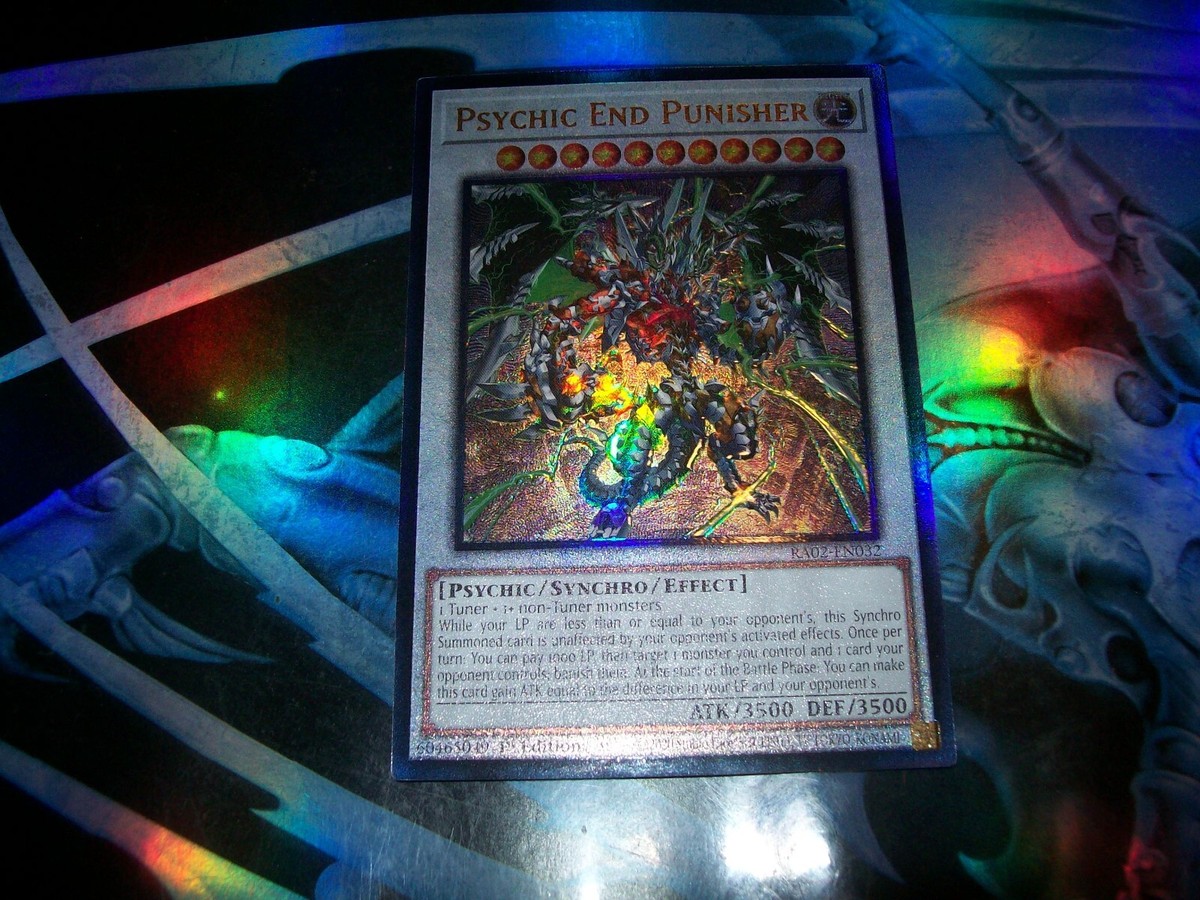ラストジャッジ　ロイヤルパニッシャー Psychic End Punisher 1st Edition Prismatic Ultimate Rare