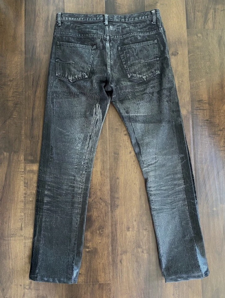 Denim de cera brillante Dior AW03 Hedi Slimane  Foto 2 de 4