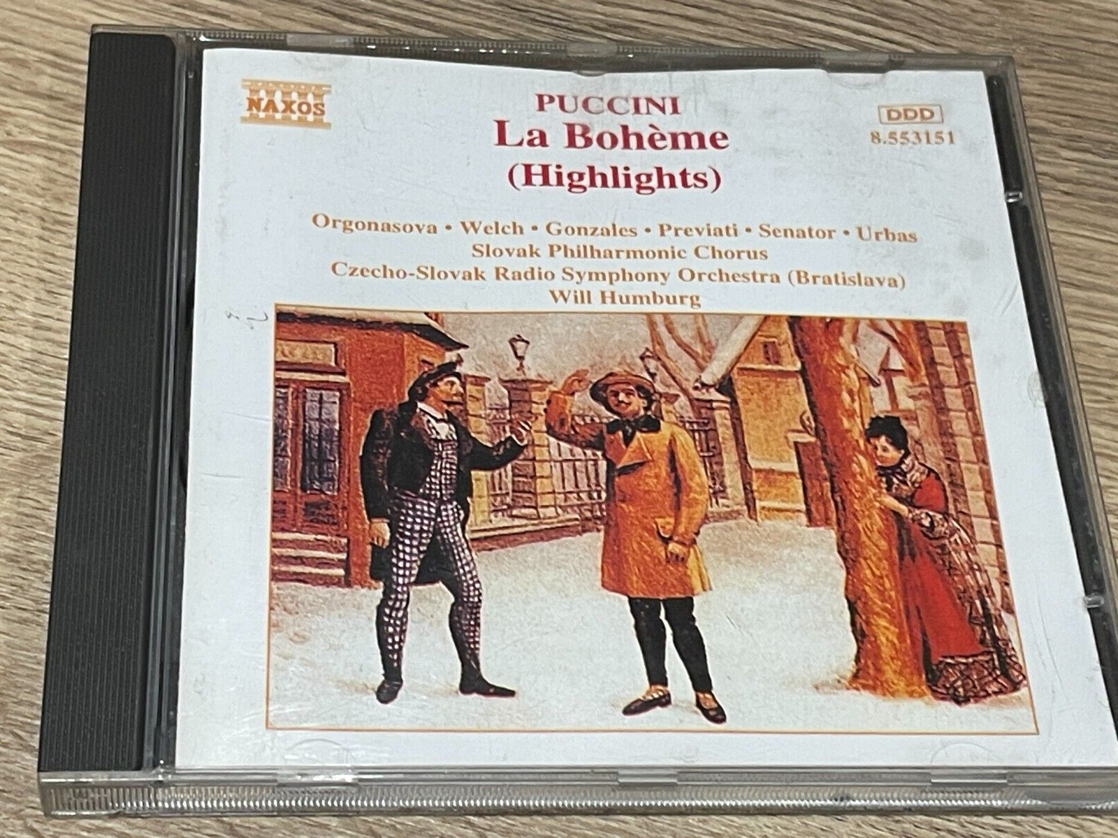 Puccini - La Boheme (Highlights) - CD Album - 1994 Naxos - Will Humburg