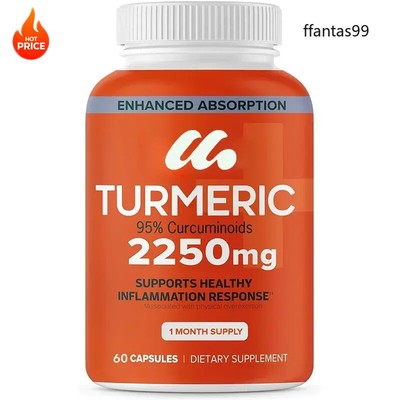 Curcumin contains black pepper and turmeric supplements