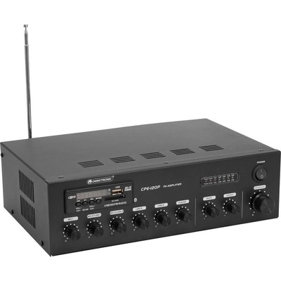 Omnitronic CPE-120P ELA ELA-Verstärker 120 W 4-Kanal 1-Zonen