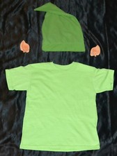 Link From Zelda Shirt, Ears  Hat Halloween Costume Kids Boys Size: 6-8 S Youth