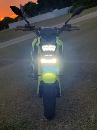2016-19 Honda Grom LED Light Bar Kit. Plug and Play Auxiliary Headlight - Picture 6 of 11