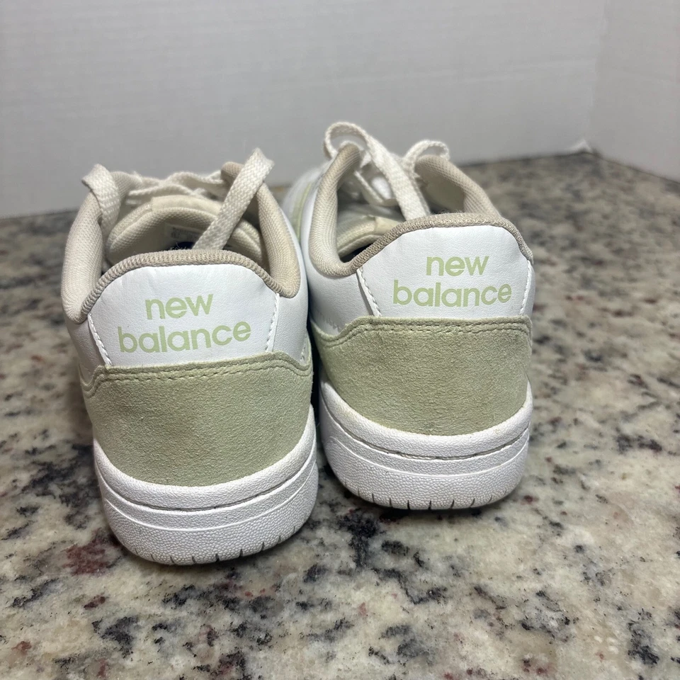 Zapatillas de tenis informales New Balance para cancha - Cuero blanco para mujer 8,5 Foto 3 de 4