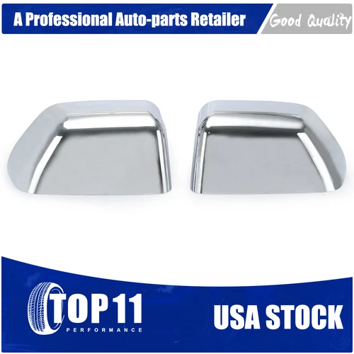 A Pair For Ford F-250 F-350 F-450 Super Duty Chrome Door Top Mirror Cap Cover
