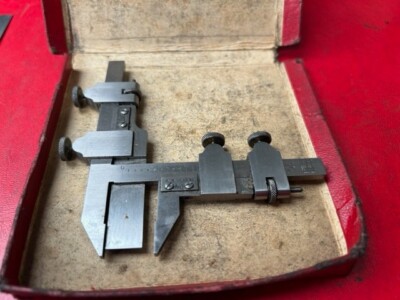 Brown & Sharpe Mfg.co No.580 Zahnrad Messschieber Bereich 2 bis 20 DP Hervorragend!