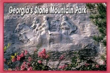 Postcard Confederate Memorial Carving, Stone Mountain, Georgia - #7