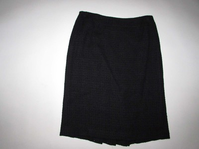 Best Price for Ann Taylor Womens Straight Pencil Skirt Size 6 NWT Knee Length Black Wool Lined