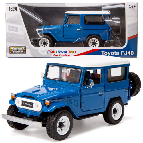 MOTORMAX 79323 TOYOTA FJ40 FJ 40 LAND CRUISER 1/24 DRUCKGUSS MODELLAUTO NEU IM KARTON - Bild 11 von 38