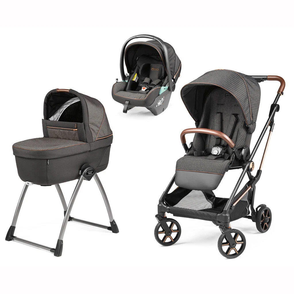 Lively Trio + Belvedere Cradle + First Trip Lounge 500 Peg Perego