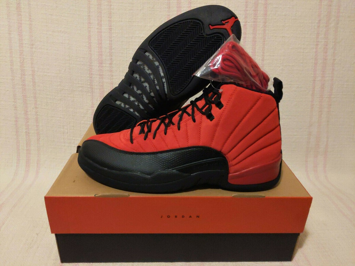 jordan 12 reverse flu game box
