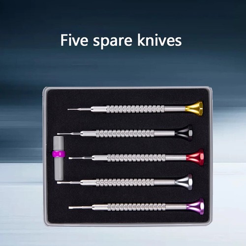High-Quality Screwdriver Set Watchmakers Ergonomic Five Stainless Steel Blades - Picture 6 of 9