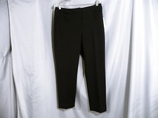 Liz Claiborne Ankle Pants Women 6 Black Straight Leg Casual Business NEW