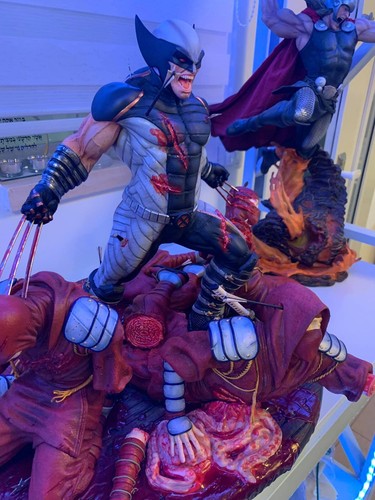 Wolverine Vs Ninjas 1/4 Scale Statue X-Force Version Custom Marvel - Picture 7 of 11