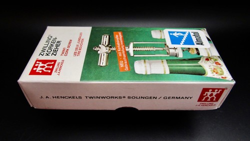 J.A. HENCKELS Vintage CORKSCREW Made In Solingen Germany UNUSED NEAR MINT COND. - Picture 19 of 22