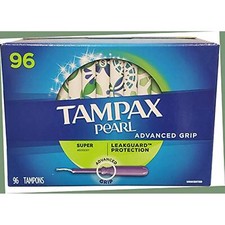 Tampax Pearl Advanced Grip Super Absorbency (96 Count)
