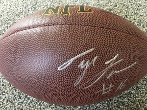 tyler lockett signed football