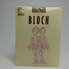 Bloch Endura Childrens Footed Tights Size M 6-8 Lt Tan