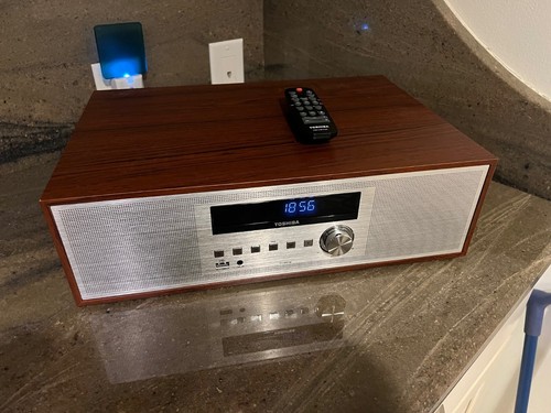 Toshiba TY-CWU700 Bluetooth CD Player USB Stereo Shelf Audio System w/Remote