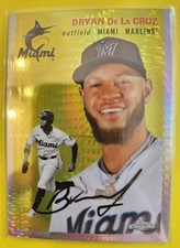 2023 Topps Chrome Platinum Prism Refractor #223 Bryan De La Cruz - Marlins