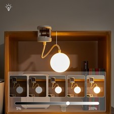 Cordless LED Touch Sensor Table Lamp Bar Desk Night Light Dimmable Rechargeable~