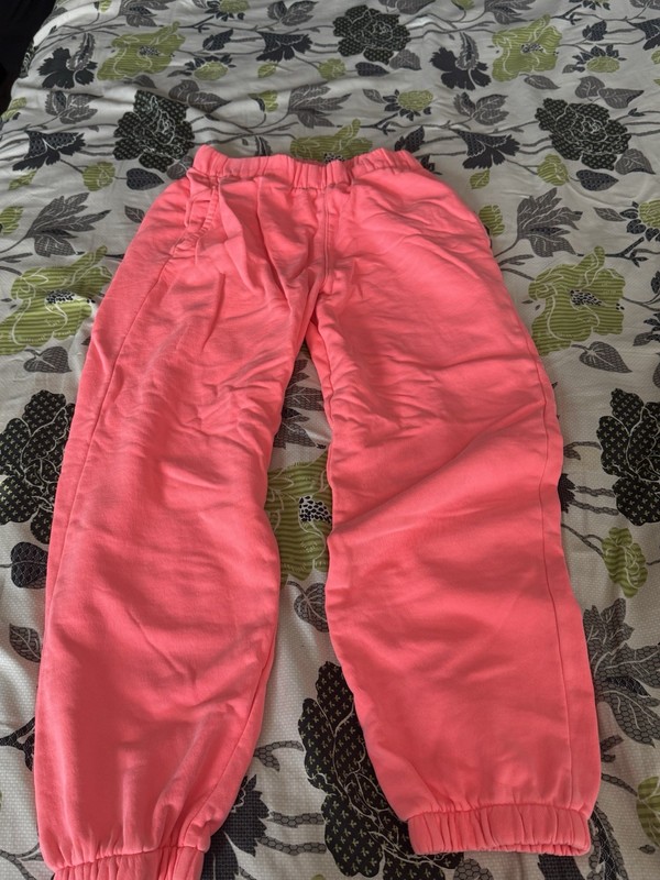 Gap Women's Pink Solid Jogger Pants Size S Drawstring Elastic Waist Pockets