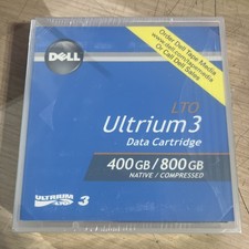FACTORY SEALED 5 LOT DELL LTO ULTRIUM 3 400GB/800GB DATA CARTRIDGES