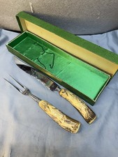  SET INTAGLIO MANICO CERVO AGUST MERTEN VINTAGE